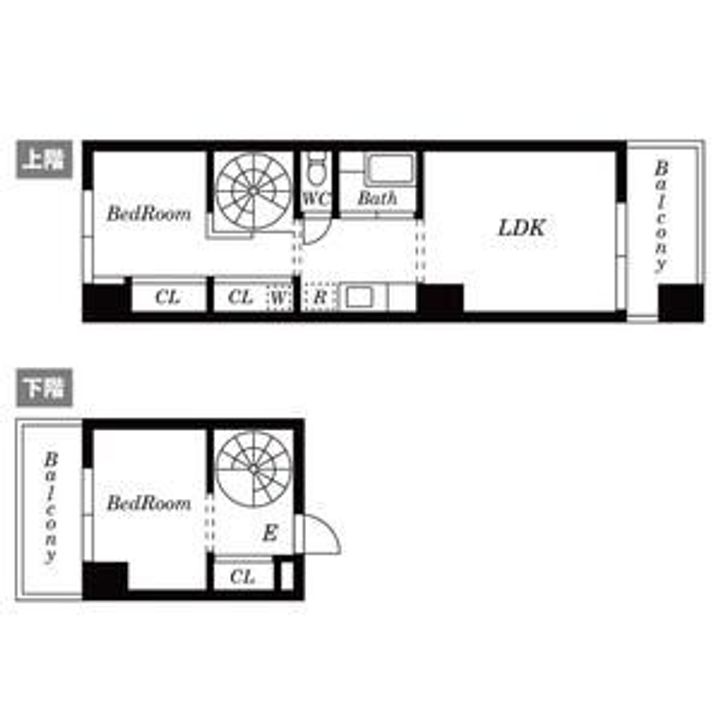 CORB(コルブ)606号室の間取り