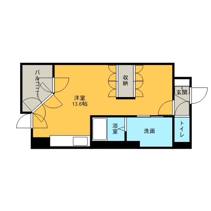 UURコート札幌南三条プレミアタワーの間取り