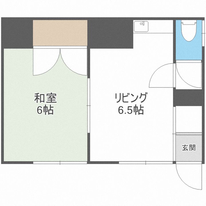 第二田中荘6の間取り