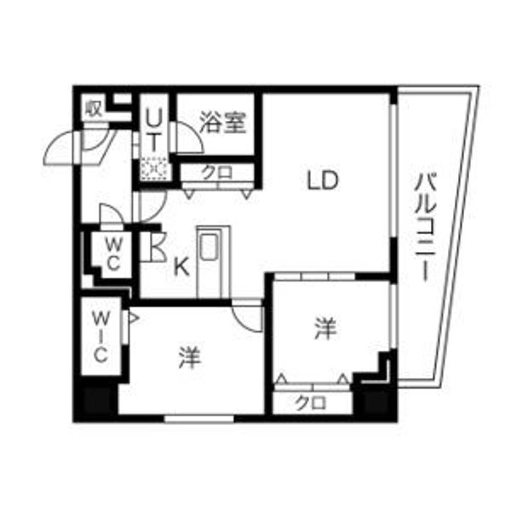 NCウイング白石の間取り