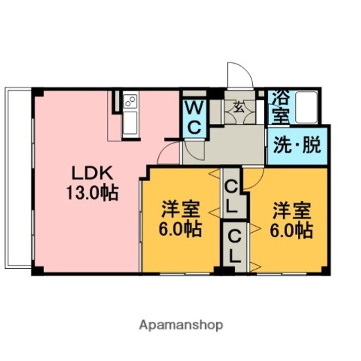 ビラ・ウエストタワーの間取り