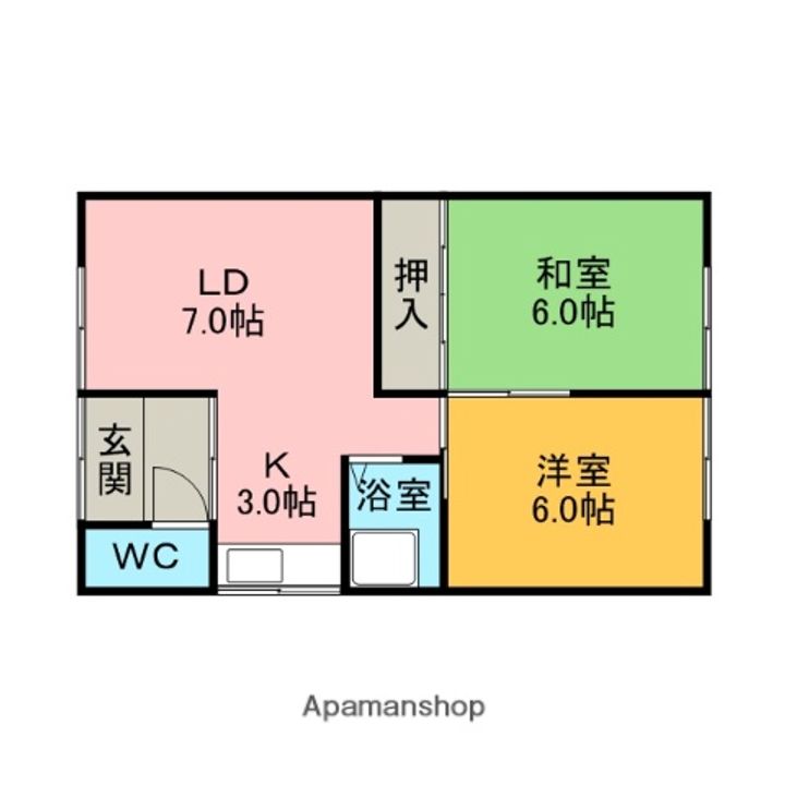 福寿荘の間取り