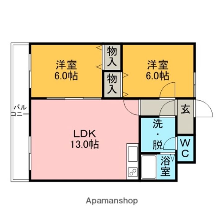 エルクレストの間取り