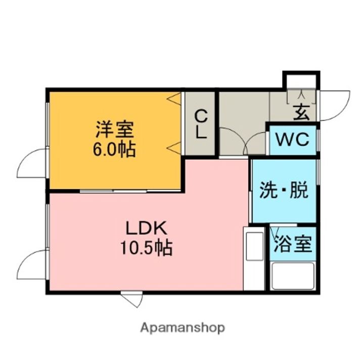 若山ハイツ大谷の間取り