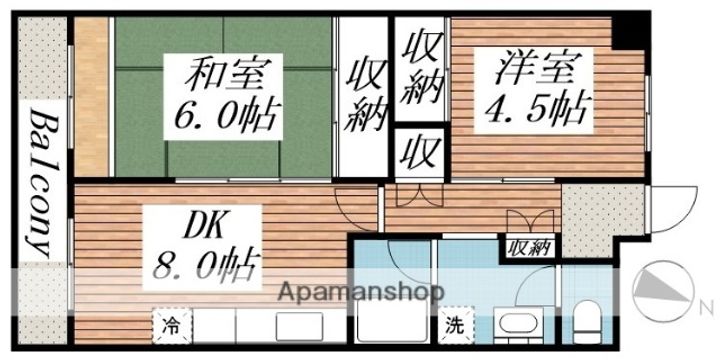 フォーシーズン苫小牧の間取り