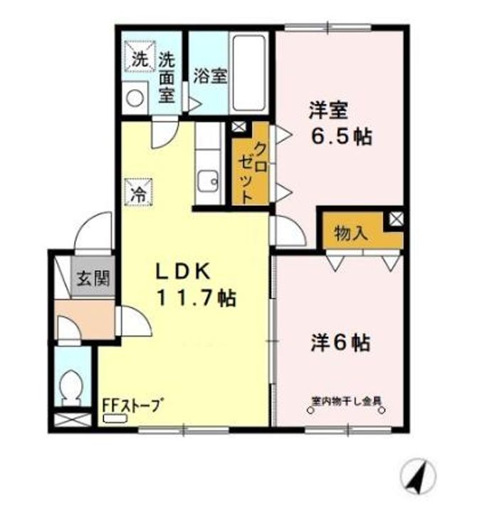 セジュール Ⅰの間取り