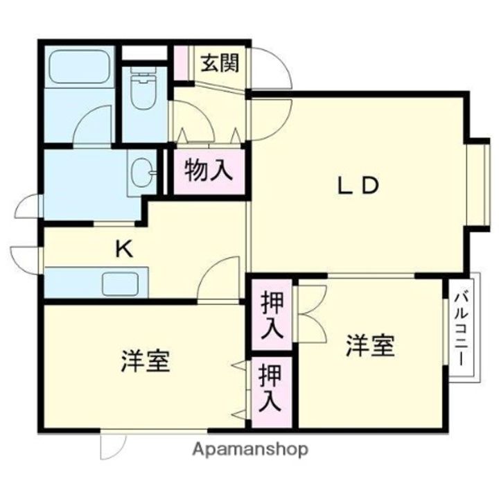 エミーナユーハイムの間取り