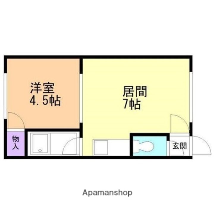 ジュエルⅠ201の間取り