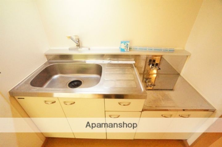 北海道石狩市花川南四条3丁目の賃貸アパートのキッチン