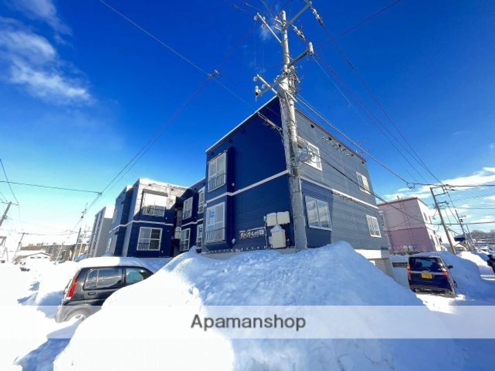 北海道札幌市手稲区稲穂一条2丁目の賃貸アパートの外観