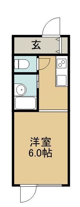 北海道札幌市手稲区曙六条2丁目の賃貸アパートの間取り