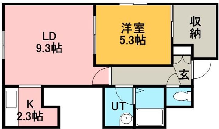 サンテラス手稲駅前203の間取り