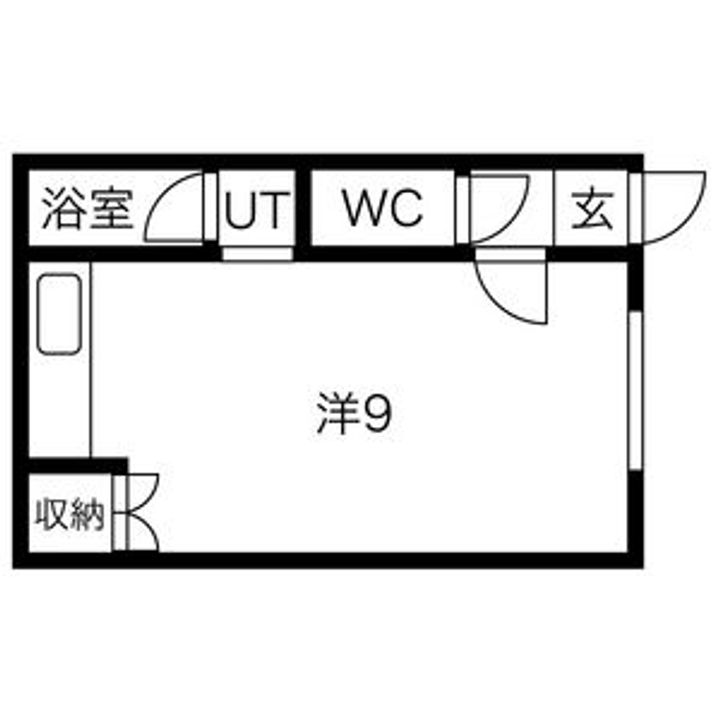 前田ビレッジⅢ203の間取り