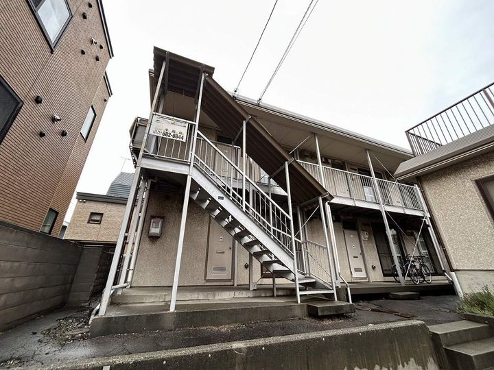 北海道札幌市手稲区富丘一条7丁目の賃貸アパート0202の外観