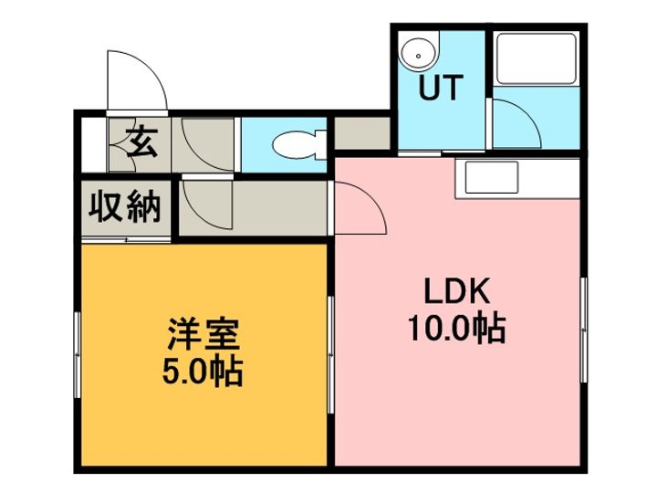 レジデンス雅402の間取り