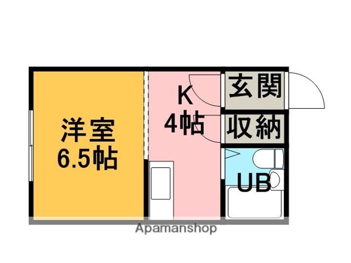北海道札幌市手稲区前田四条13丁目の賃貸アパートの間取り
