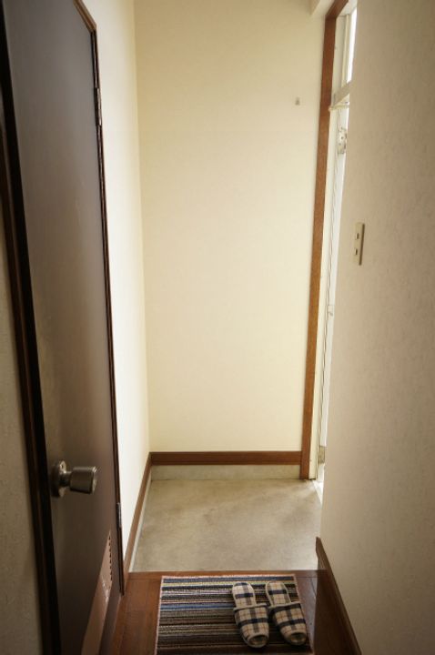 セントラルハイツ105の玄関