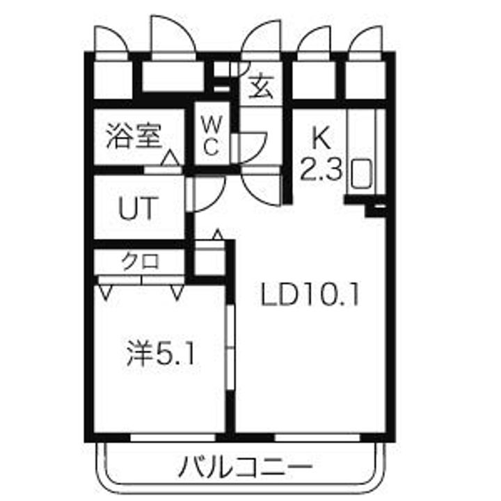 パークレジデンス宮の沢の間取り