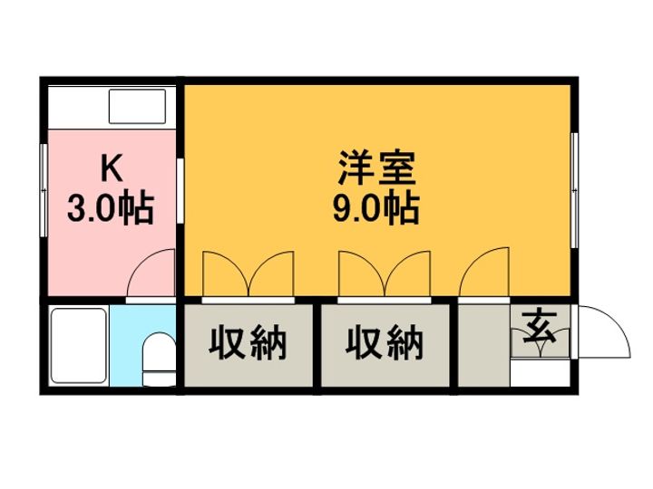 チェリステイネの間取り