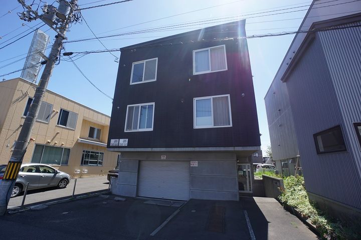 北海道札幌市手稲区新発寒四条6丁目の賃貸アパートの外観