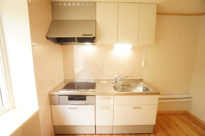 北海道小樽市銭函1丁目の賃貸アパートのキッチン