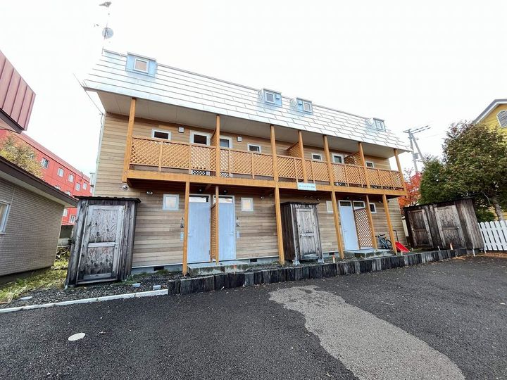 北海道小樽市銭函1丁目の賃貸アパートの外観