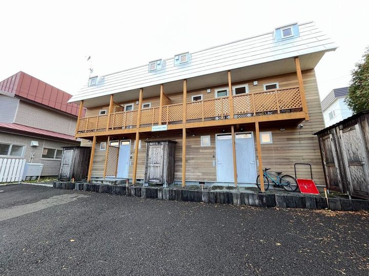 北海道小樽市銭函1丁目の賃貸アパートの外観
