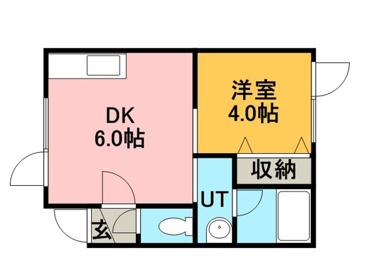サンコート稲積公園203の間取り
