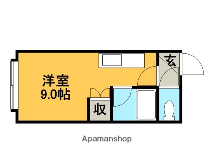 北海道札幌市手稲区前田六条14丁目の賃貸アパートの間取り