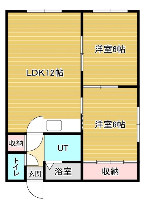 パークハイツAの間取り