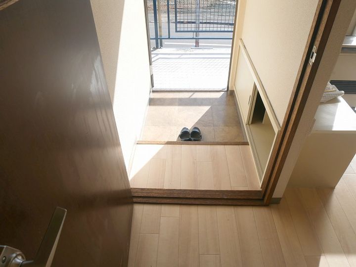 ガルテンラウベの玄関