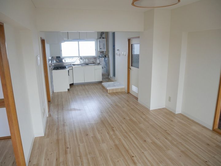 5条ハイツⅡの居間