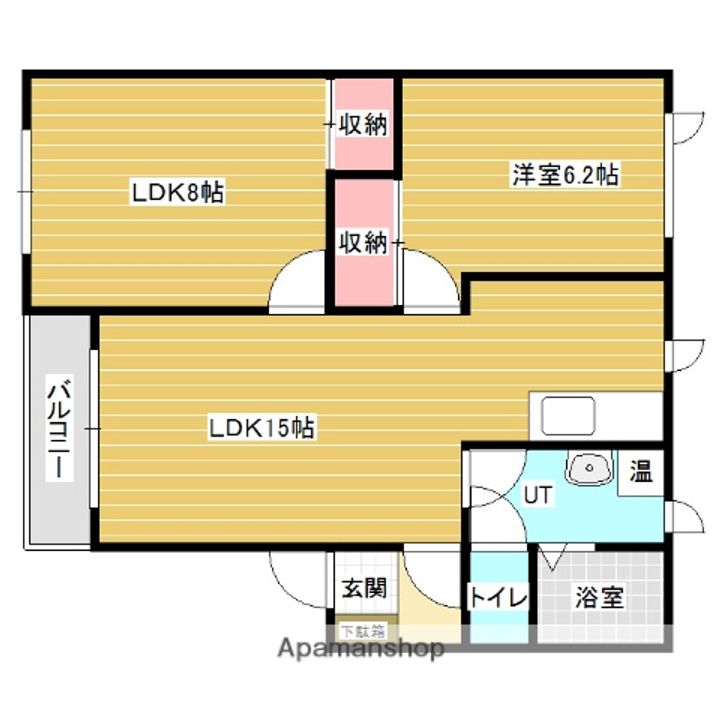 ハイフレッシュ18の間取り