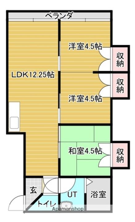 秀明シャレの間取り