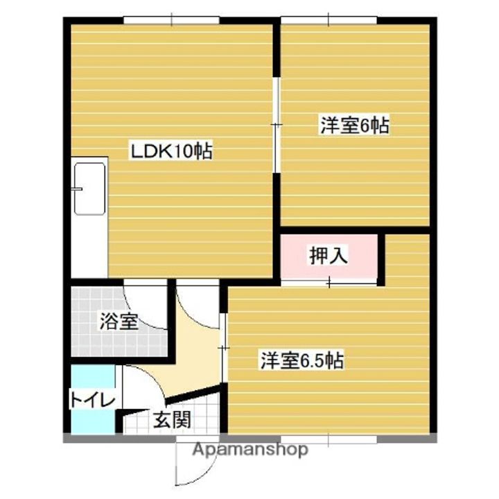 松尾ハイツの間取り