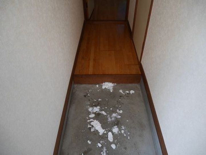 五光10条ハイツA・Bの玄関