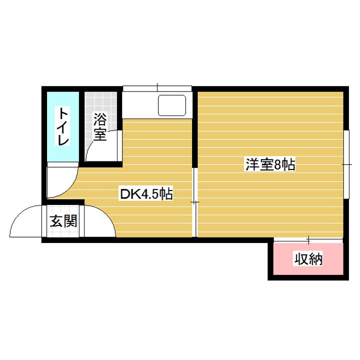 加藤アパートの間取り