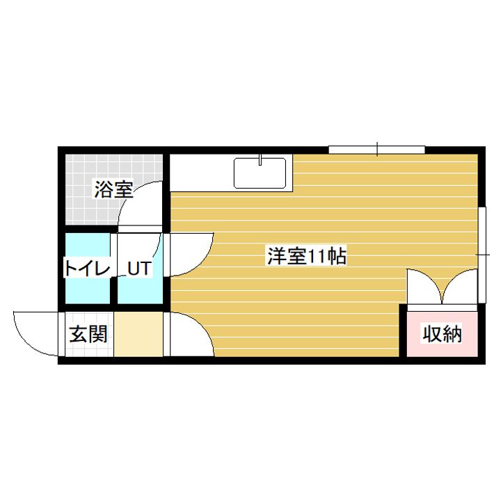華コーポの間取り