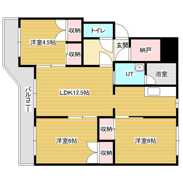 ファミリーガーデン岩見沢の間取り