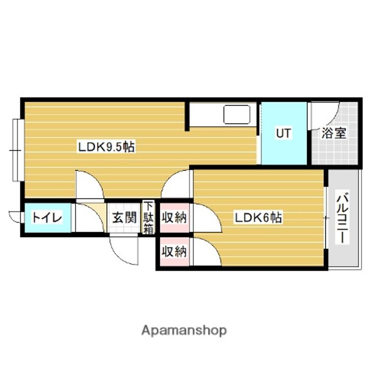 パークマンションⅧの間取り