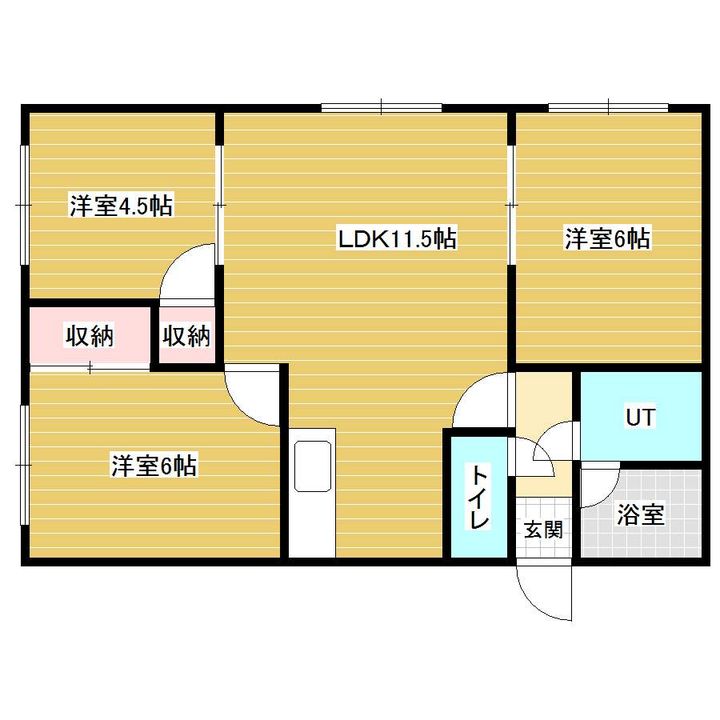 サンシャインⅢAの間取り