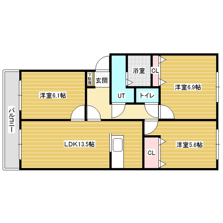 Mフォーレストの間取り