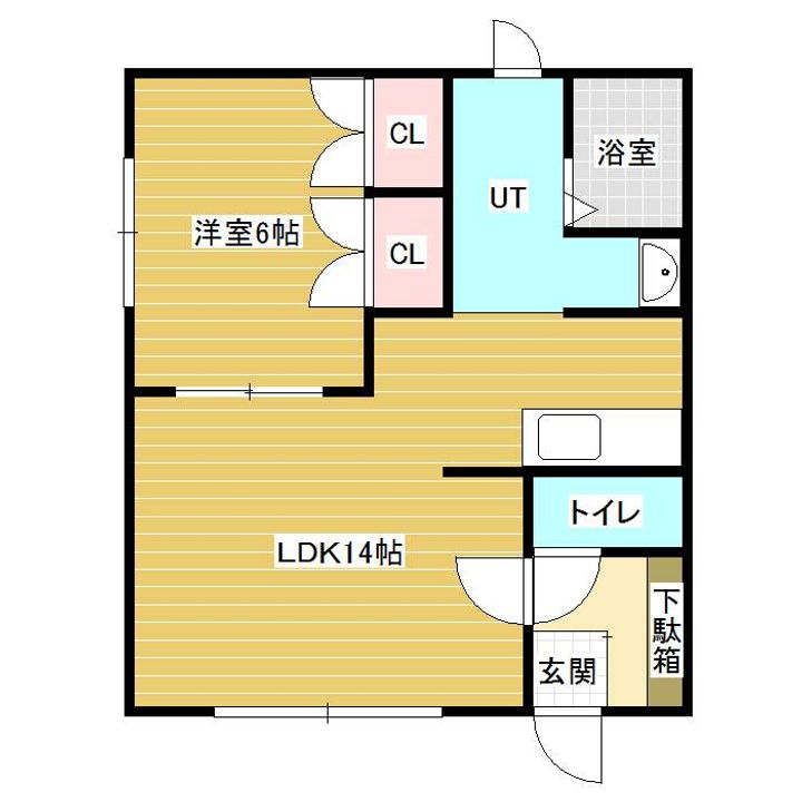 十条長屋 壱番館の間取り