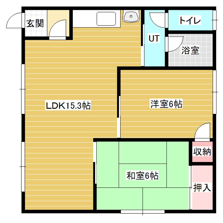 メゾンマルクⅡの間取り