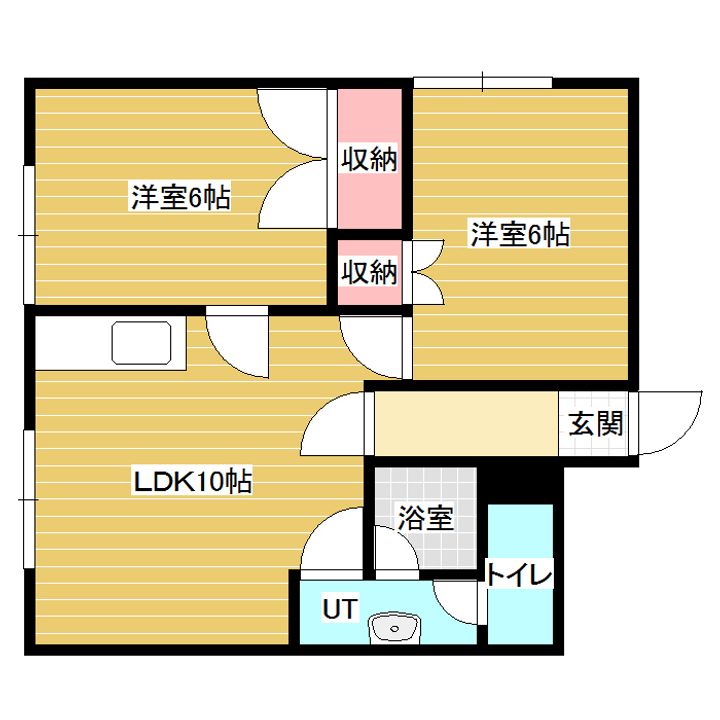 メゾンTU(裏)の間取り