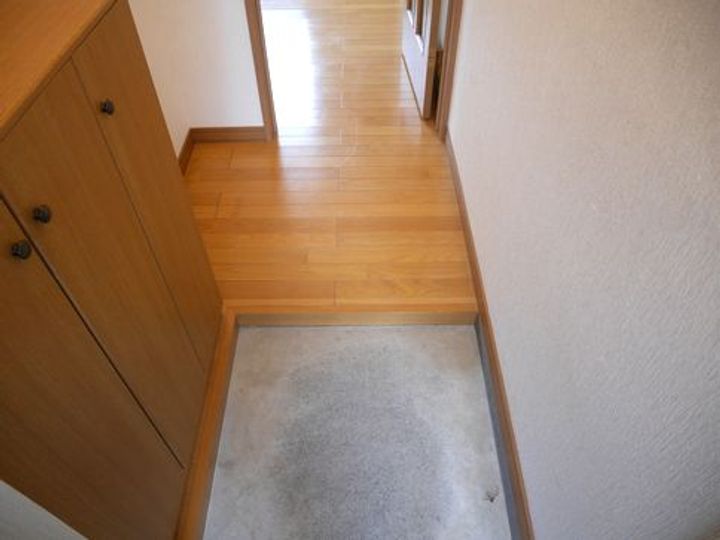 コーポラスひのでの玄関