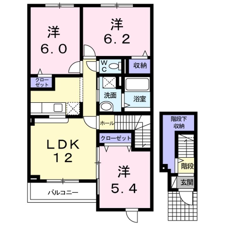 クリスタルコートの間取り