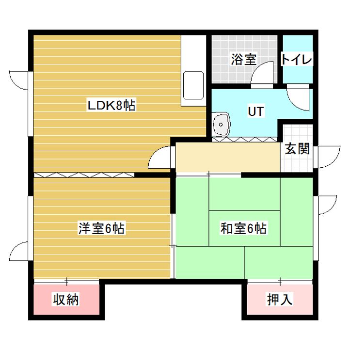 メゾンあづまの間取り