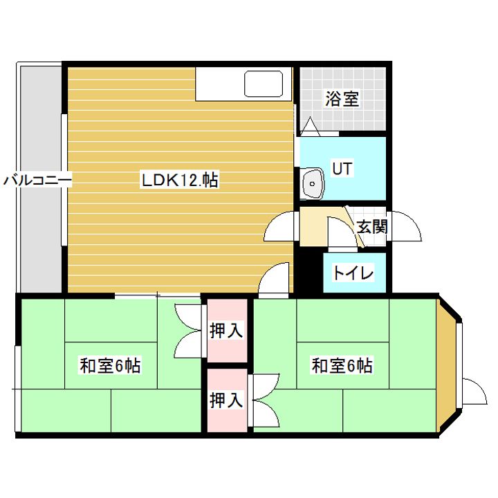 コーポイヤマの間取り