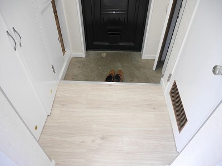 レジデンス美唄Ⅰの玄関